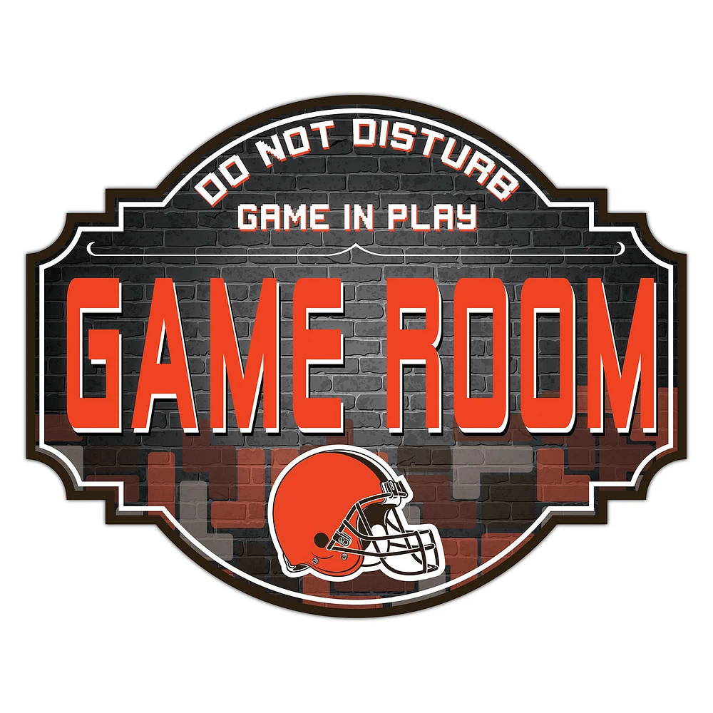 Cleveland Browns 12'' Game Room Tavern Sign