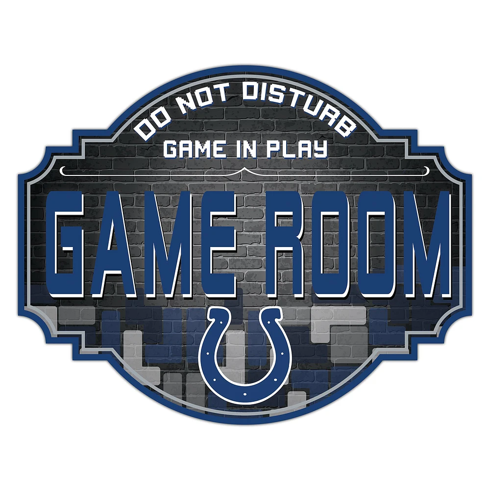Indianapolis Colts 12'' Game Room Tavern Sign