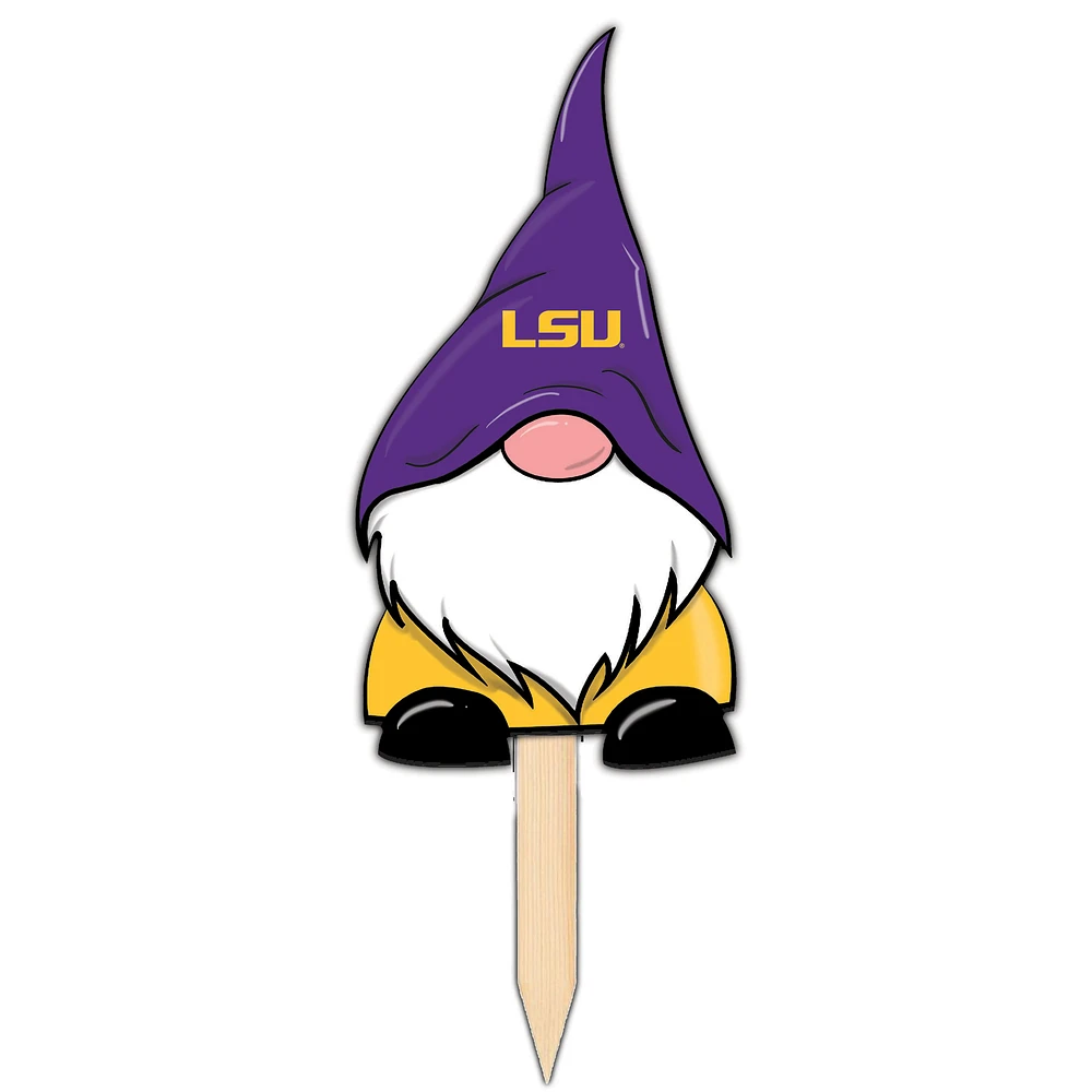 LSU Tigers Gnome Yard Stake