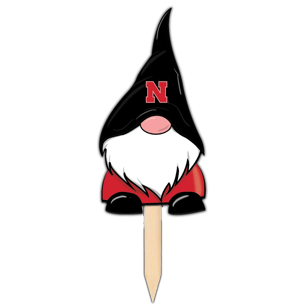 Nebraska Huskers Gnome Yard Stake