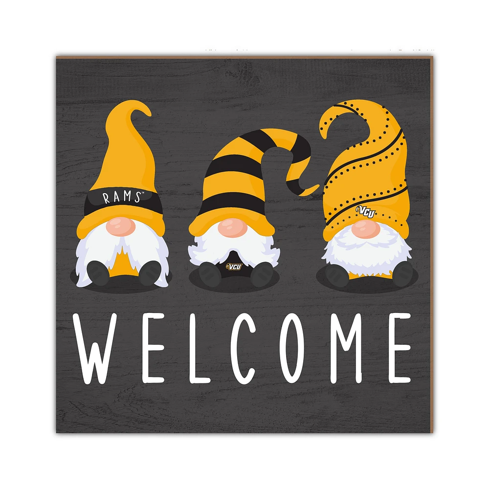VCU Rams 10'' x 10'' Welcome Gnomes Sign