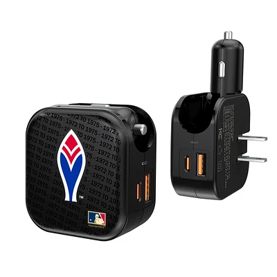 Atlanta Braves Logo Dual Port USB Car & Home Charger