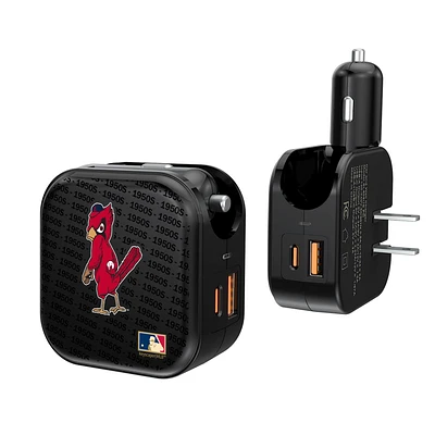 St. Louis Cardinals Team Dual Port USB Car & Home Charger
