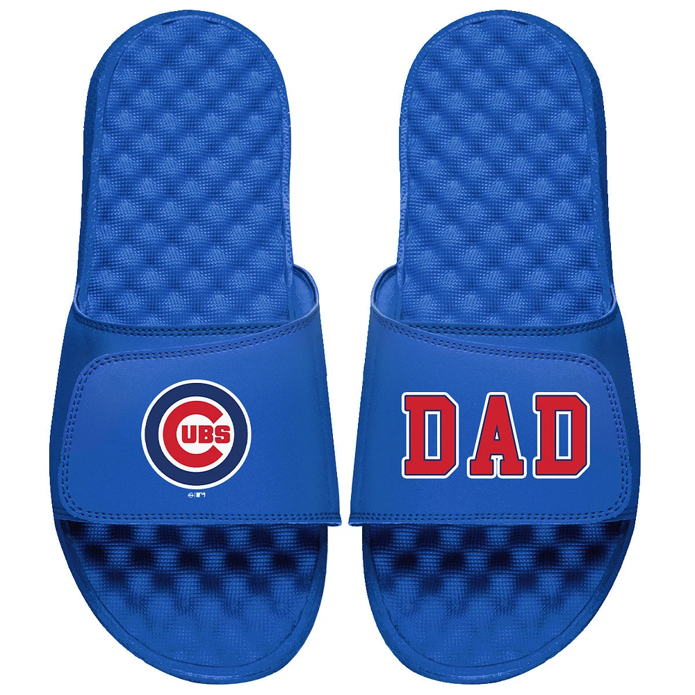 Men's ISlide Royal Chicago Cubs Dad Slide Sandals