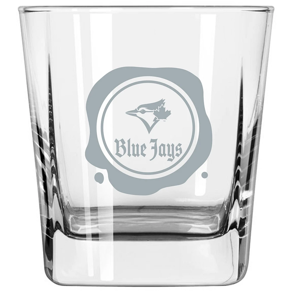 Toronto Blue Jays 14oz. Frost Stamp Old Fashioned Glass