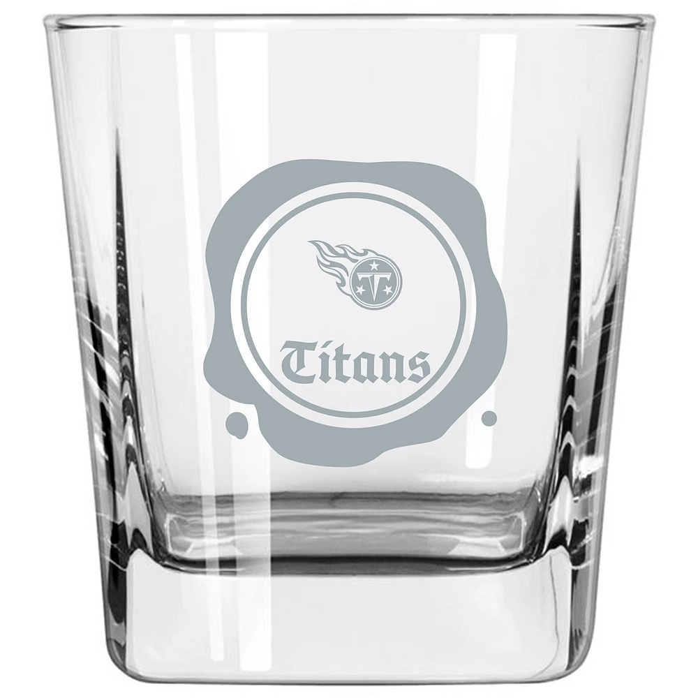 Tennessee Titans 14oz. Frost Stamp Old Fashioned Glass