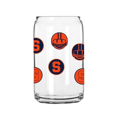 Syracuse Orange 16oz. Smiley Can Glass