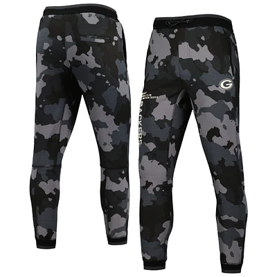 Unisex The Wild Collective Black Green Bay Packers Camo Jogger Pants