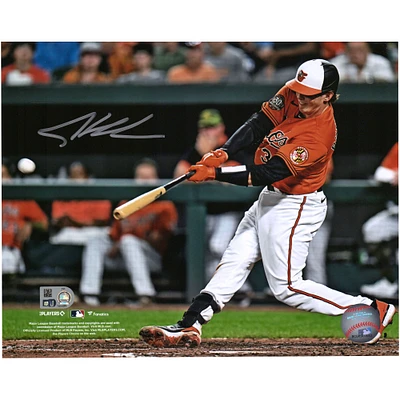 Adley Rutschman Baltimore Orioles Autographed 8" x 10" Debut First Hit Photograph