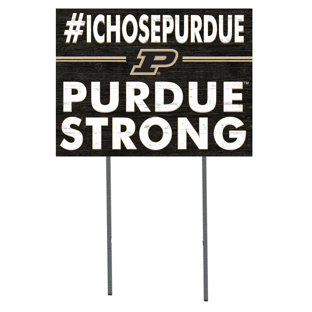 Purdue Boilermakers 18'' x 24'' I Chose Lawn Sign