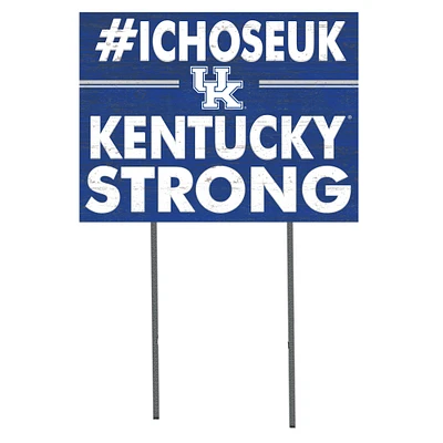 Kentucky Wildcats 18'' x 24'' I Chose Lawn Sign
