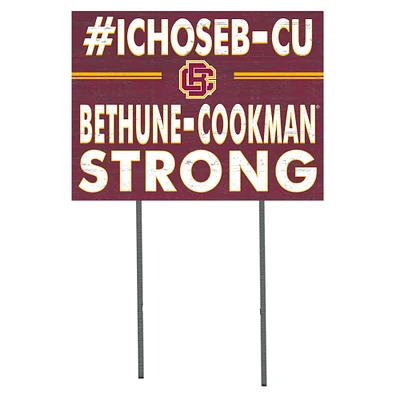 Bethune-Cookman Wildcats 18'' x 24'' I Chose Lawn Sign