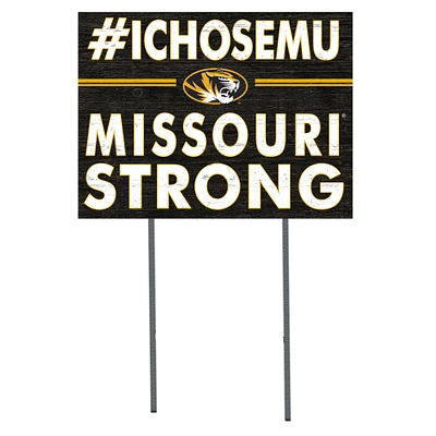 Missouri Tigers 18'' x 24'' I Chose Lawn Sign
