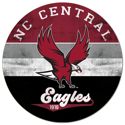 North Carolina Central Eagles 20'' x 20'' Retro Logo Circle Sign