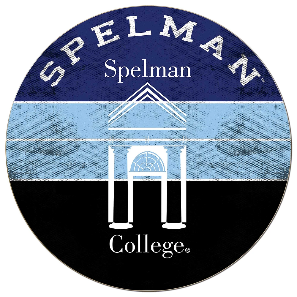 Spelman College Jaguars 20'' x 20'' Retro Logo Circle Sign