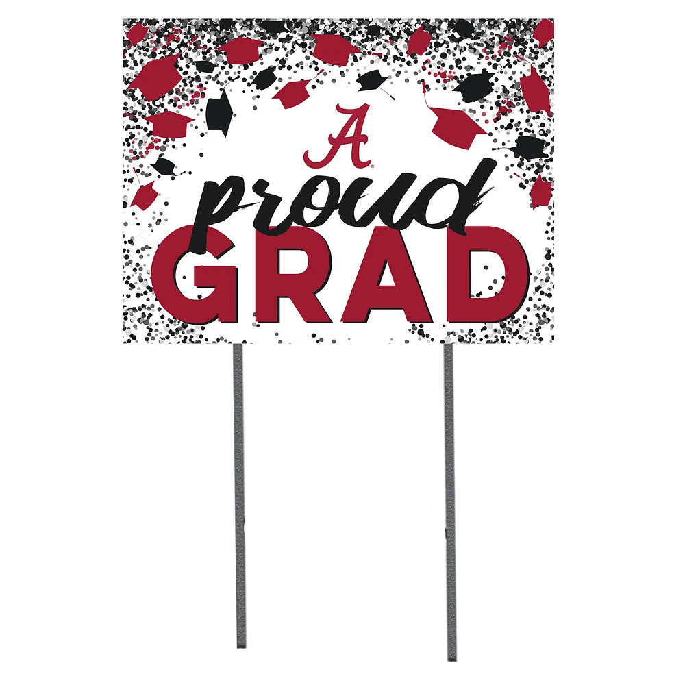 Alabama Crimson Tide 18'' x 24'' Grad Yard Sign