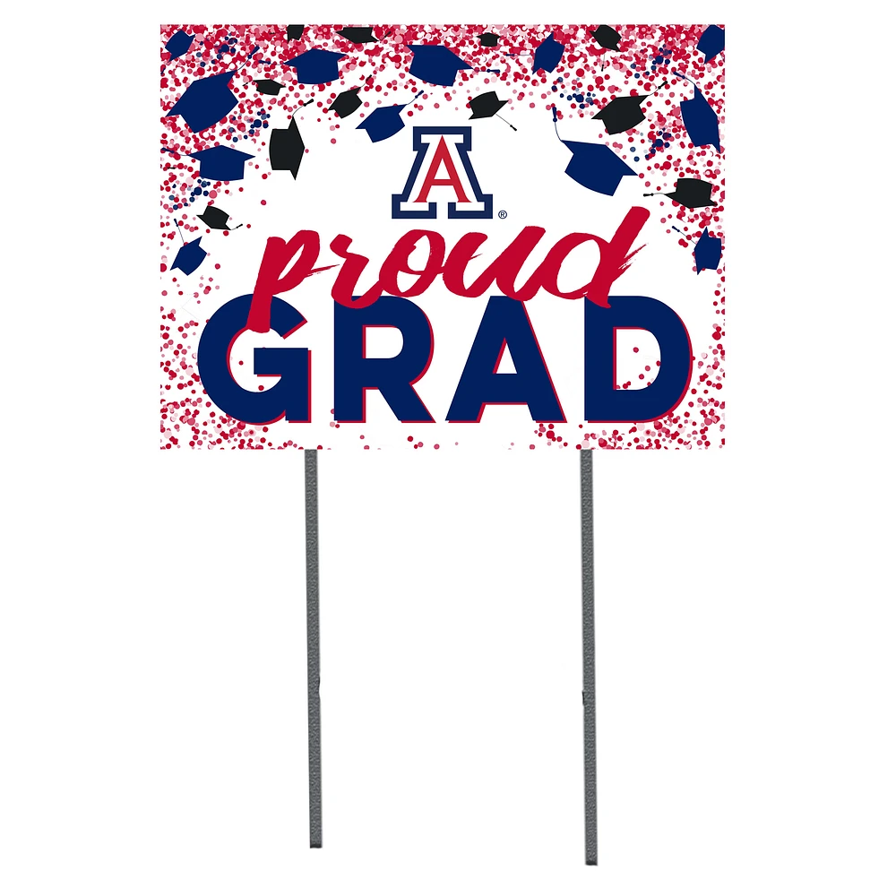 Arizona Wildcats 18'' x 24'' Grad Yard Sign