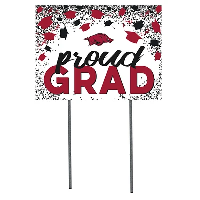 Arkansas Razorbacks 18'' x 24'' Grad Yard Sign