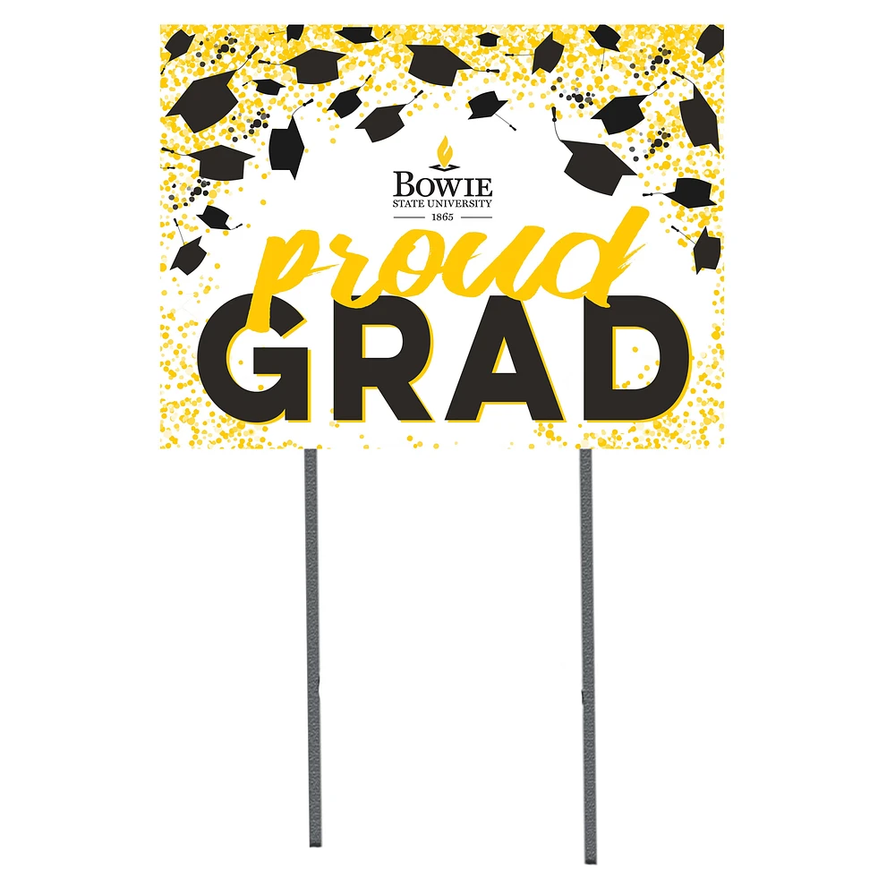 Bowie State Bulldogs 18'' x 24'' Grad Yard Sign