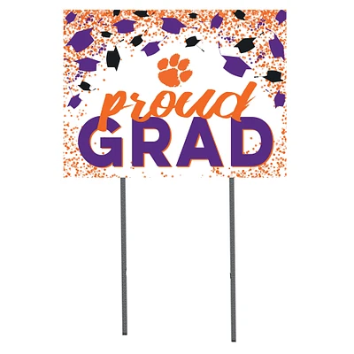 Clemson Tigers 18'' x 24'' Grad Yard Sign