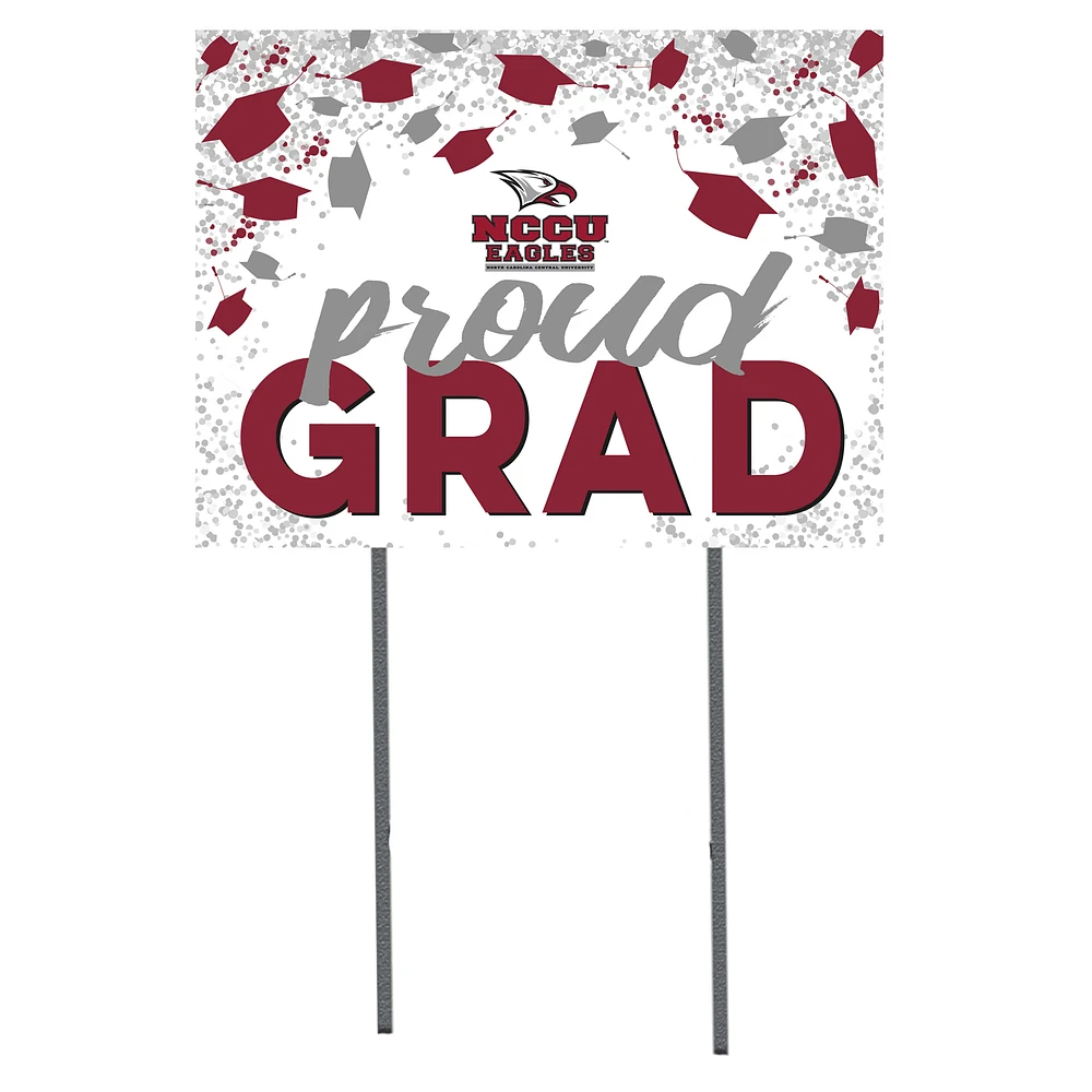 North Carolina Central Eagles 18'' x 24'' Grad Yard Sign