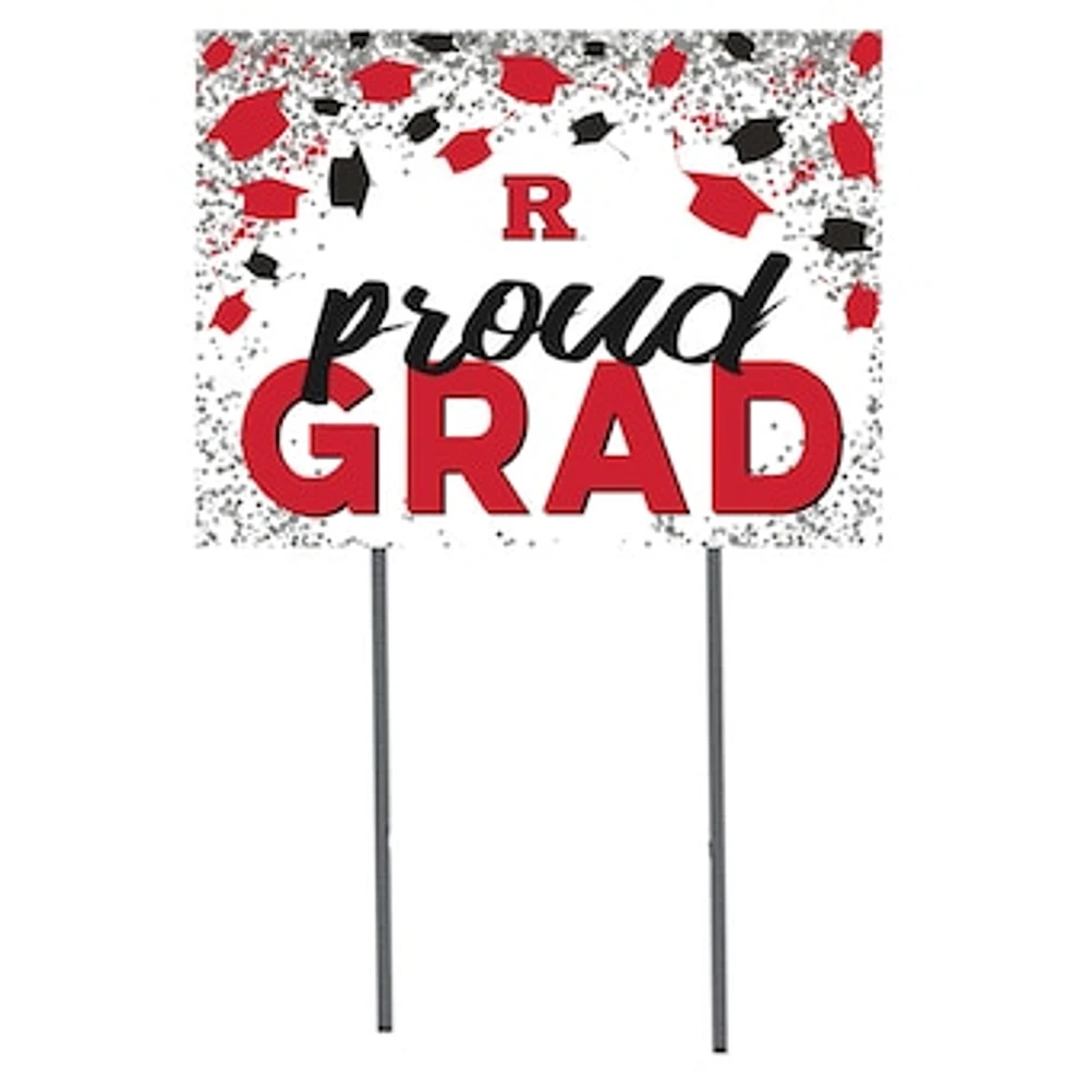 Rutgers Scarlet Knights 18'' x 24'' Grad Yard Sign