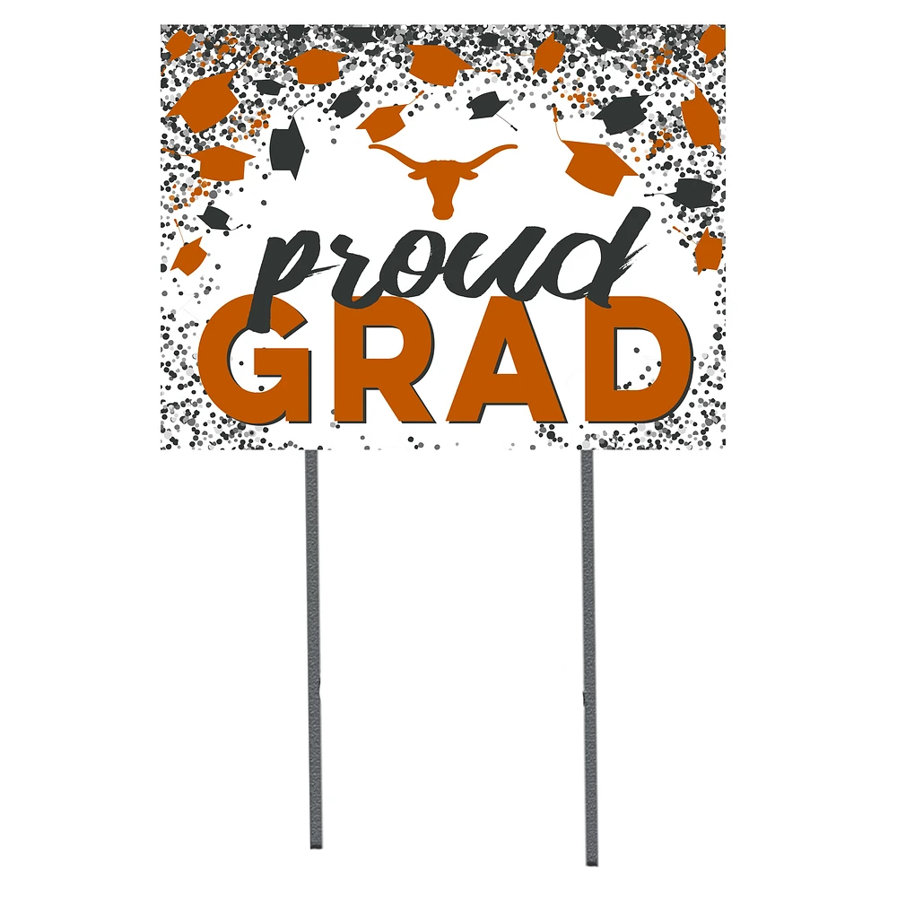 Texas Longhorns 18'' x 24'' Grad Yard Sign