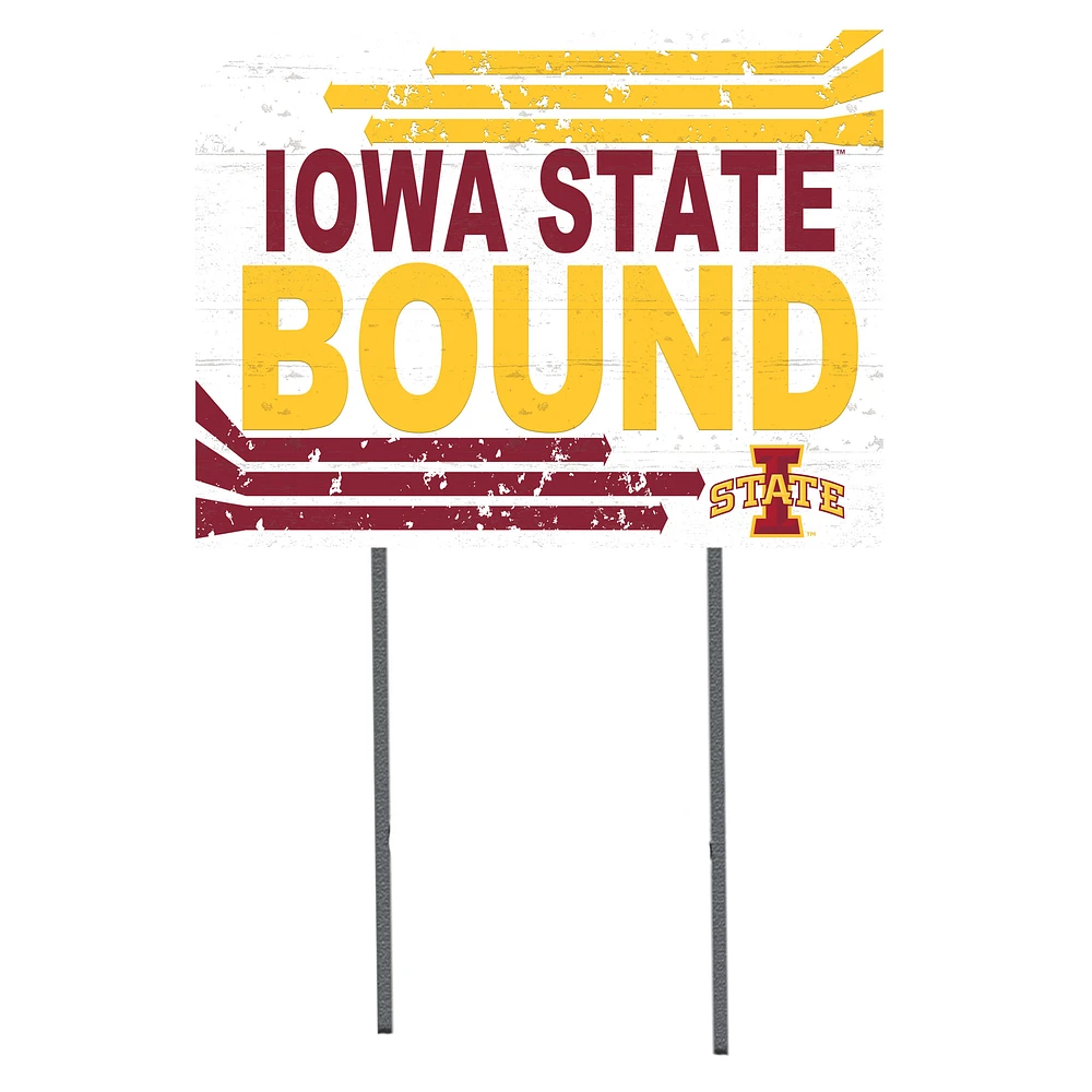 Iowa State Cyclones 18'' x 24'' Bound Yard Sign