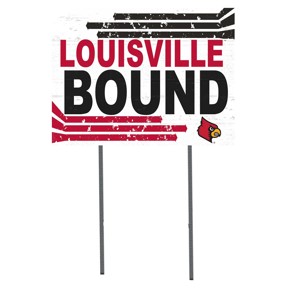 Louisville Cardinals 18'' x 24'' Bound Yard Sign