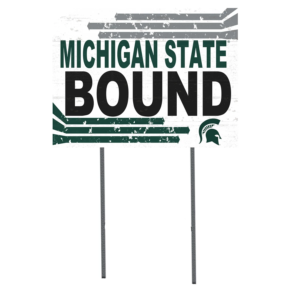 Michigan State Spartans 18'' x 24'' Bound Yard Sign