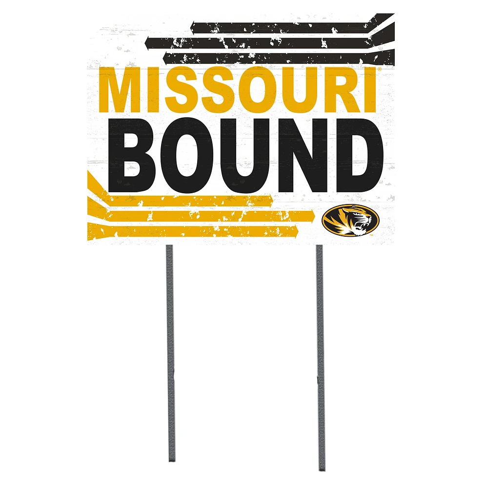 Missouri Tigers 18'' x 24'' Bound Yard Sign