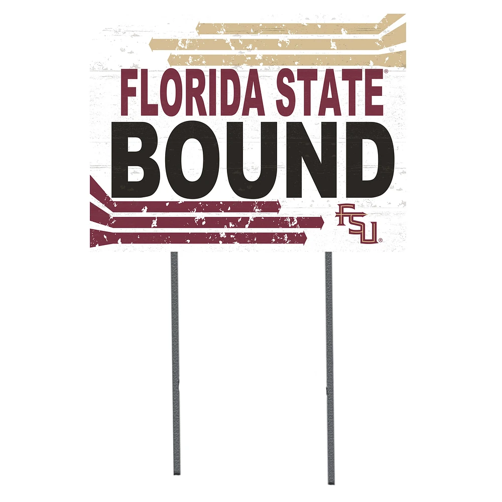 Florida State Seminoles 18'' x 24'' Bound Yard Sign
