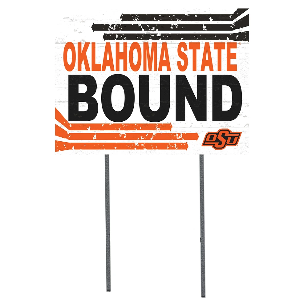 Oklahoma State Cowboys 18'' x 24'' Bound Yard Sign
