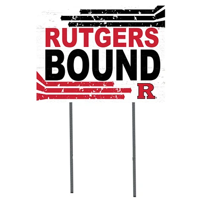 Rutgers Scarlet Knights 18'' x 24'' Bound Yard Sign