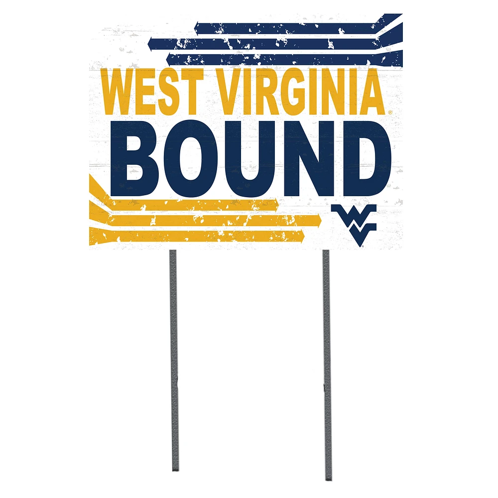 West Virginia Mountaineers 18'' x 24'' Bound Yard Sign