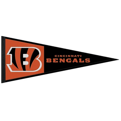 WinCraft Cincinnati Bengals 13" x 32" Wool Primary Logo Pennant