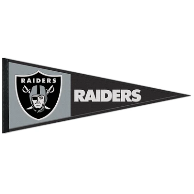 WinCraft Las Vegas Raiders 13" x 32" Wool Primary Logo Pennant
