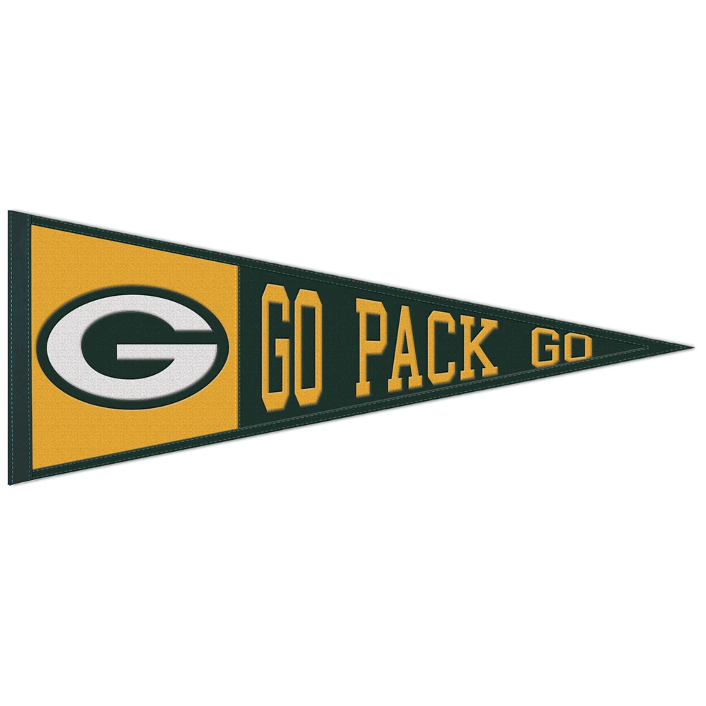 WinCraft Green Bay Packers 13" x 32" Slogan Pennant