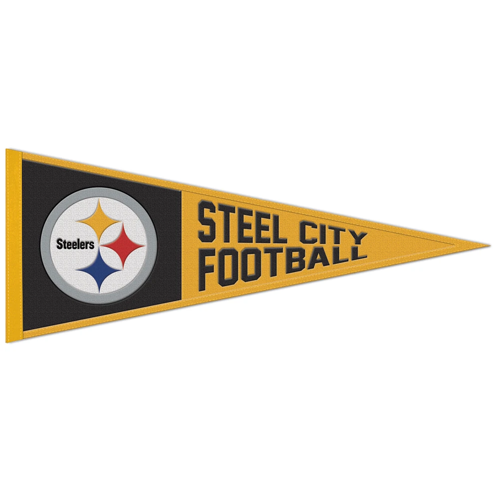 WinCraft Pittsburgh Steelers 13" x 32" Slogan Pennant