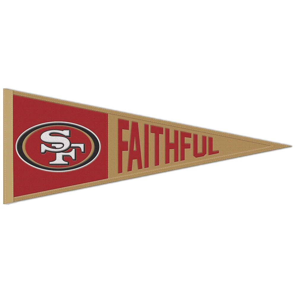 WinCraft San Francisco 49ers 13" x 32" Slogan Pennant