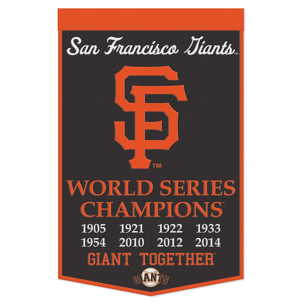 WinCraft San Francisco Giants 24" x 38" Championship Banner