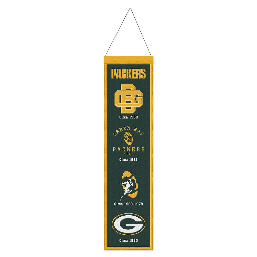 WinCraft Green Bay Packers 8" x 32" Evolution Banner