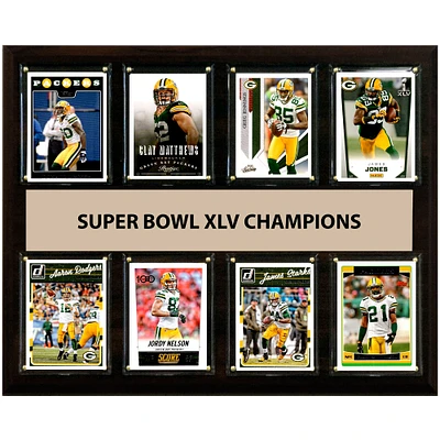 Green Bay Packers Super Bowl XLV Champions 12'' x 15'' Plaque