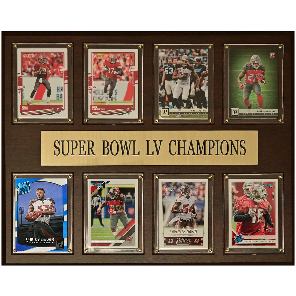 Tampa Bay Buccaneers Super Bowl LV Champions 12'' x 15'' Plaque