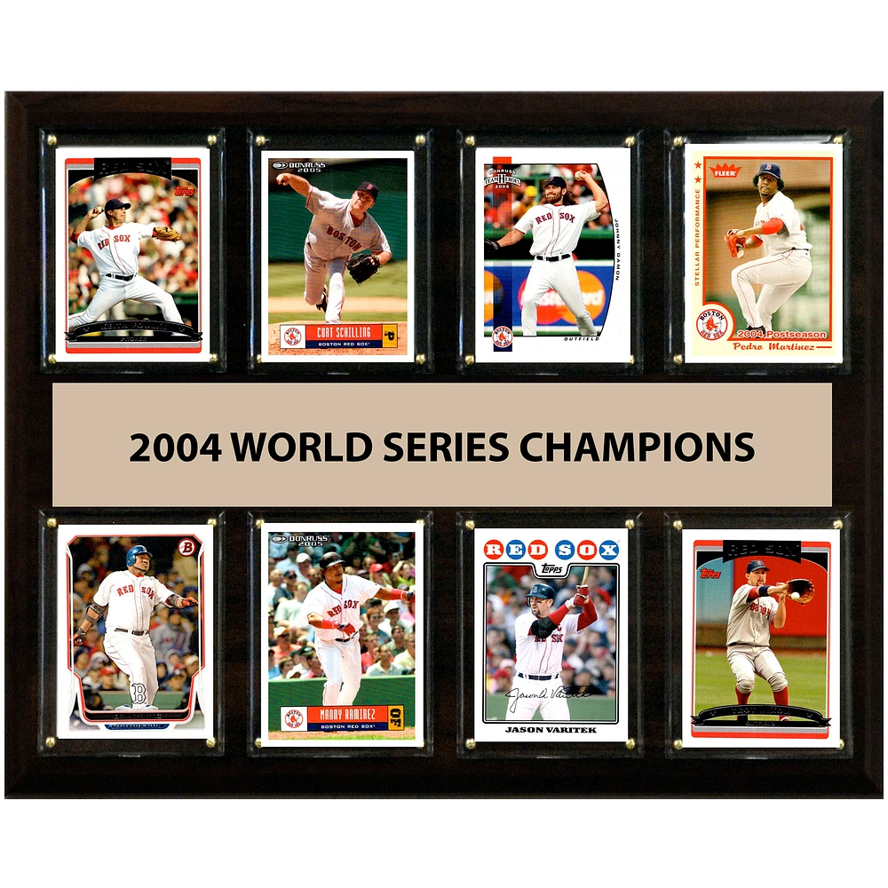 Boston Red Sox 2004 World Series Champions 12'' x 15'' Plaque