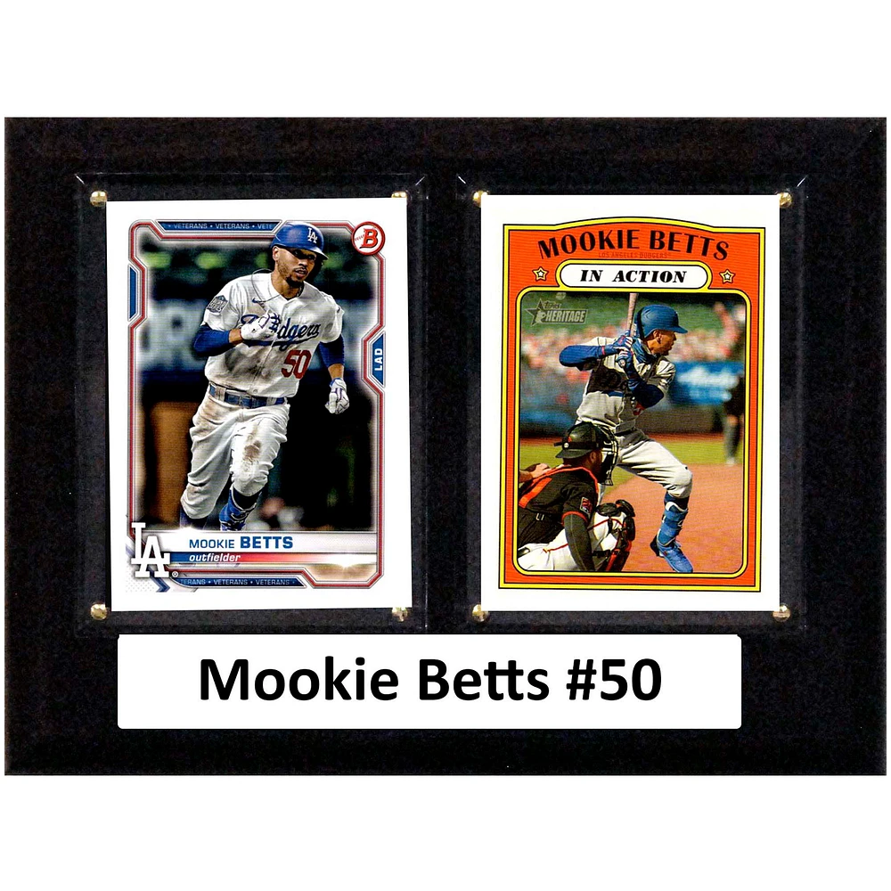 Mookie Betts Los Angeles Dodgers 6'' x 8'' Plaque