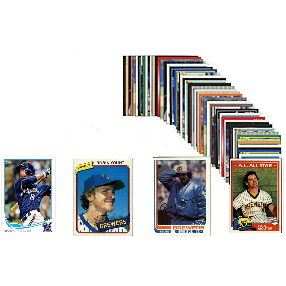 Milwaukee Brewers Trading Card 50-Count Set