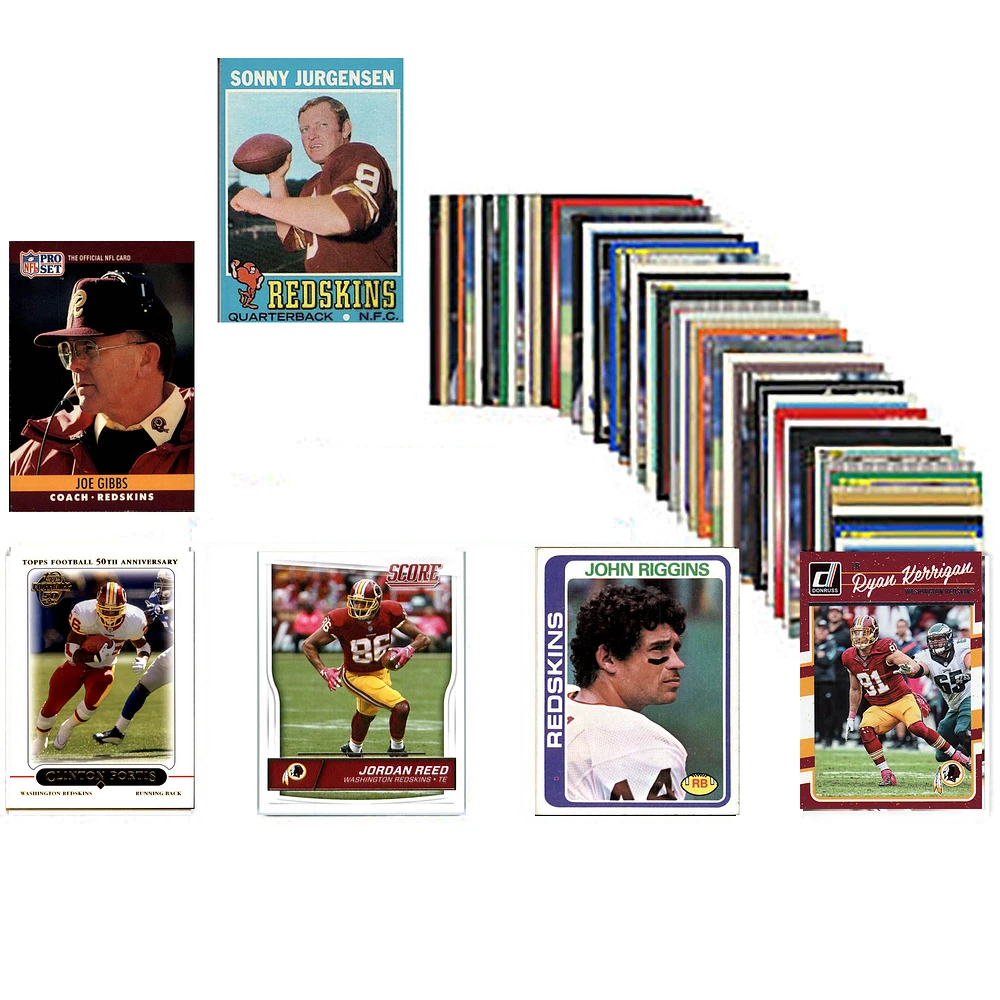 Washington Commanders Trading Card 50-Count Set
