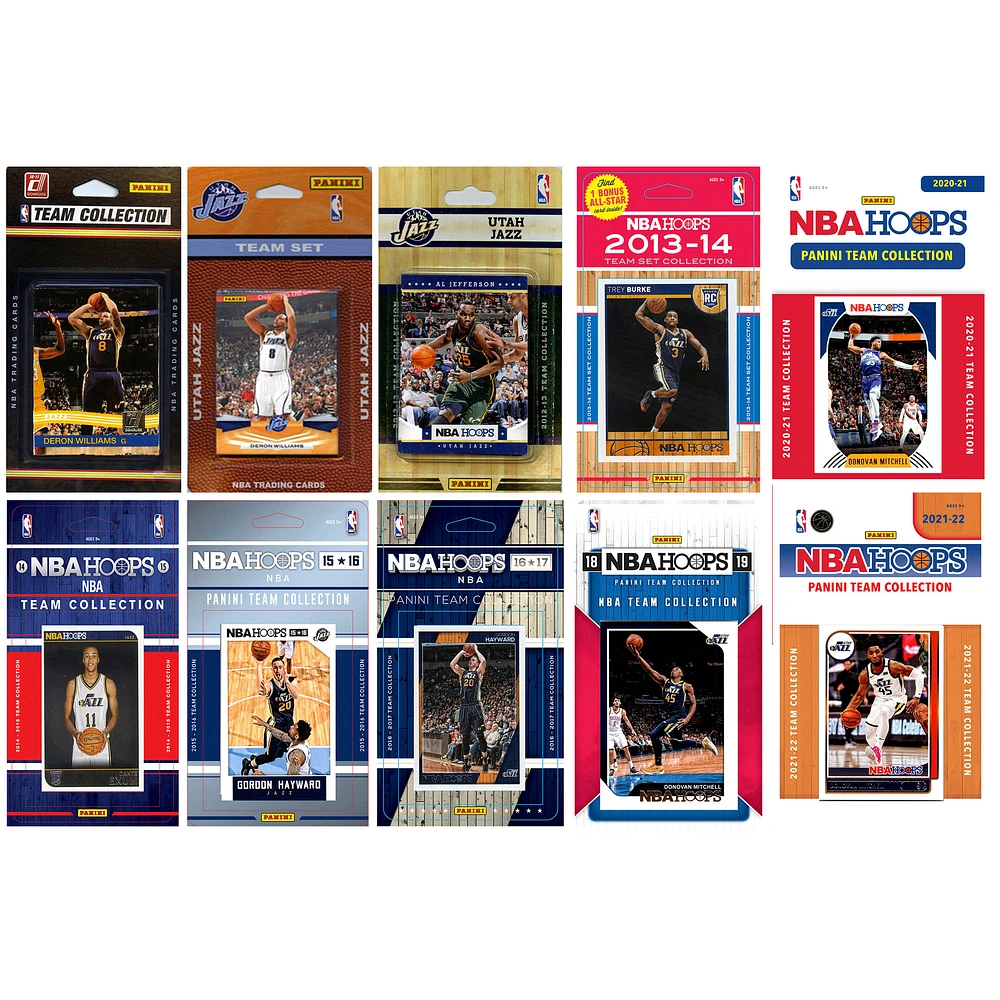 Utah Jazz Multi-Set Team Trading Cards
