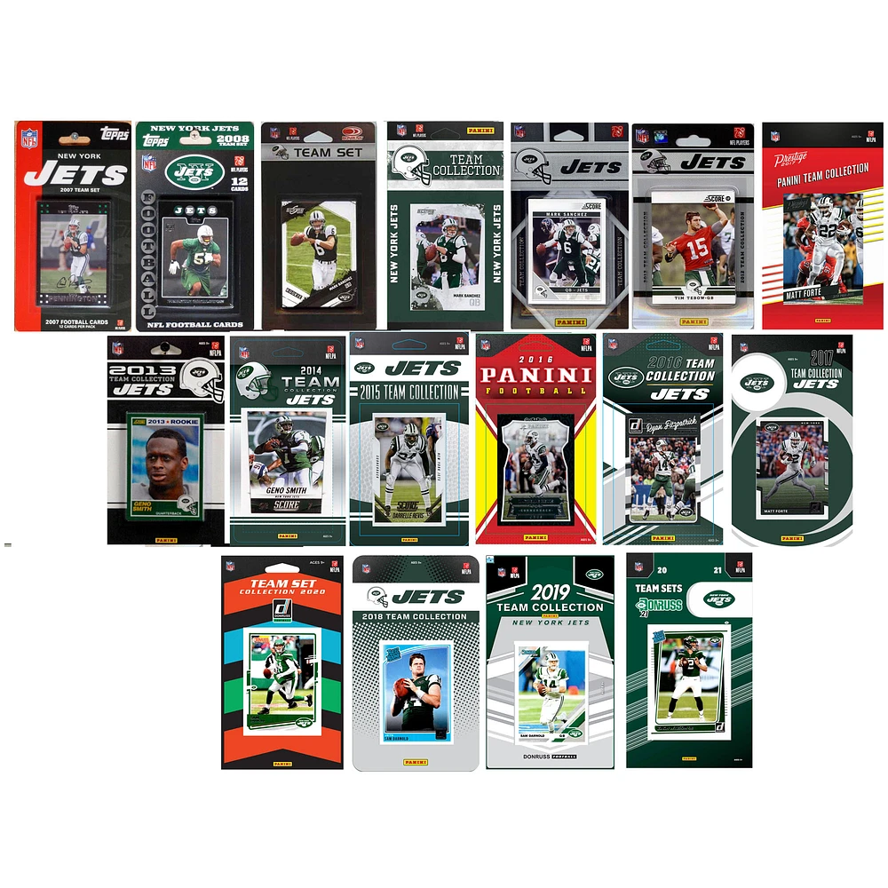 New York Jets Multi-Set Team Trading Cards